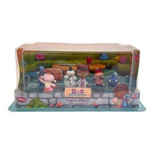 Disney Store Doc Mcstuffins 6 Piece Figure Set Figurine Playset